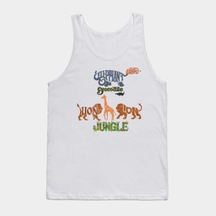 Jungle wildlife Tank Top